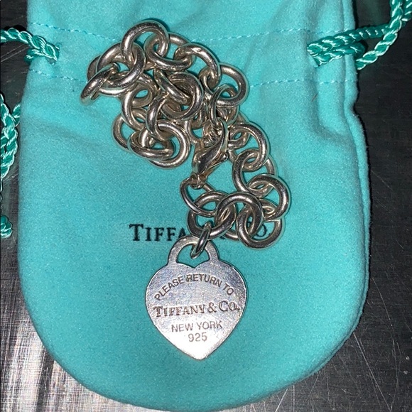 Tiffany & Co. Jewelry - TIFFANY HEART TAG CHARM BRACELET
